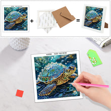 Load image into Gallery viewer, Diamond Painting - Partial Special Shaped - Turtle (15*15CM)
