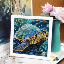 Load image into Gallery viewer, Diamond Painting - Partial Special Shaped - Turtle (15*15CM)
