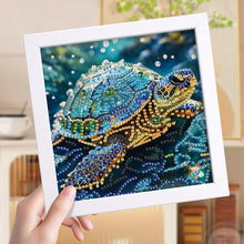 Load image into Gallery viewer, Diamond Painting - Partial Special Shaped - Turtle (15*15CM)
