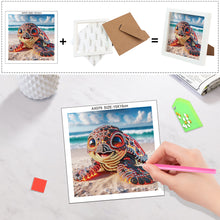 Load image into Gallery viewer, Diamond Painting - Partial Special Shaped - Turtle (15*15CM)
