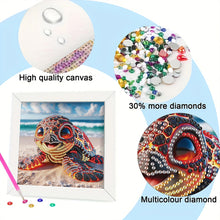 Load image into Gallery viewer, Diamond Painting - Partial Special Shaped - Turtle (15*15CM)
