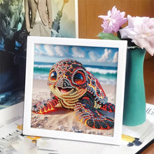 Load image into Gallery viewer, Diamond Painting - Partial Special Shaped - Turtle (15*15CM)
