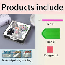 Load image into Gallery viewer, Leather 5D Diamond Painting Kit Note Box DIY Diamond Art Notepad Box (A)

