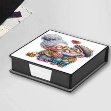 Load image into Gallery viewer, Leather 5D Diamond Painting Kit Note Box DIY Diamond Art Notepad Box (B)
