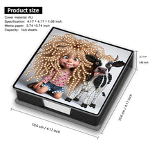 Load image into Gallery viewer, Leather 5D Diamond Painting Kit Note Box DIY Diamond Art Notepad Box (D)
