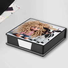 Load image into Gallery viewer, Leather 5D Diamond Painting Kit Note Box DIY Diamond Art Notepad Box (D)
