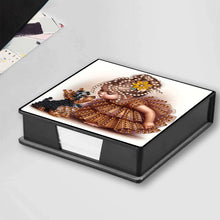 Load image into Gallery viewer, Leather 5D Diamond Painting Kit Note Box DIY Diamond Art Notepad Box (G)
