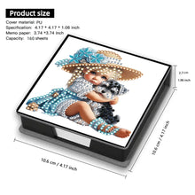 Load image into Gallery viewer, Leather 5D Diamond Painting Kit Note Box DIY Diamond Art Notepad Box (H)
