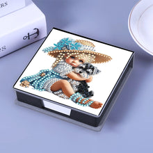 Load image into Gallery viewer, Leather 5D Diamond Painting Kit Note Box DIY Diamond Art Notepad Box (H)
