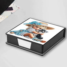 Load image into Gallery viewer, Leather 5D Diamond Painting Kit Note Box DIY Diamond Art Notepad Box (H)
