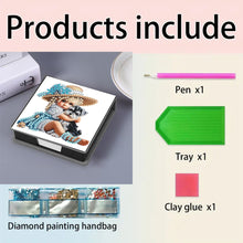 Load image into Gallery viewer, Leather 5D Diamond Painting Kit Note Box DIY Diamond Art Notepad Box (H)
