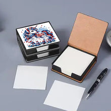 Load image into Gallery viewer, Leather 5D Diamond Painting Kit Note Box DIY Diamond Art Notepad Box (K)
