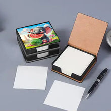 Load image into Gallery viewer, Leather 5D Diamond Painting Kit Note Box DIY Diamond Art Notepad Box (R)
