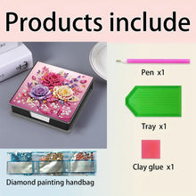 Load image into Gallery viewer, Leather 5D Diamond Painting Kit Note Box DIY Diamond Art Notepad Box (S)
