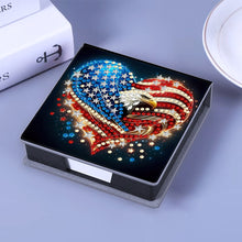 Load image into Gallery viewer, Leather 5D Diamond Painting Kit Note Box DIY Diamond Art Notepad Box (T)
