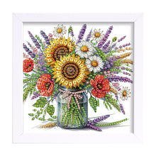 Load image into Gallery viewer, Diamond Painting - Partial Special Shaped - Butterfly Bouquet (15*15CM)
