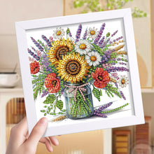 Load image into Gallery viewer, Diamond Painting - Partial Special Shaped - Butterfly Bouquet (15*15CM)
