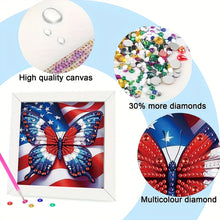 Load image into Gallery viewer, Diamond Painting - Partial Special Shaped - Butterfly Bouquet (15*15CM)
