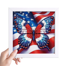 Load image into Gallery viewer, Diamond Painting - Partial Special Shaped - Butterfly Bouquet (15*15CM)
