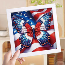 Load image into Gallery viewer, Diamond Painting - Partial Special Shaped - Butterfly Bouquet (15*15CM)

