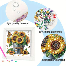 Load image into Gallery viewer, Diamond Painting - Partial Special Shaped - Butterfly Bouquet (15*15CM)
