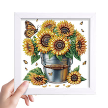 Load image into Gallery viewer, Diamond Painting - Partial Special Shaped - Butterfly Bouquet (15*15CM)
