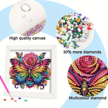 Load image into Gallery viewer, Diamond Painting - Partial Special Shaped - Butterfly Bouquet (15*15CM)
