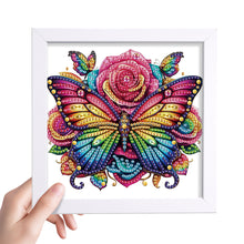 Load image into Gallery viewer, Diamond Painting - Partial Special Shaped - Butterfly Bouquet (15*15CM)
