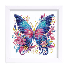 Load image into Gallery viewer, Diamond Painting - Partial Special Shaped - Butterfly Bouquet (15*15CM)
