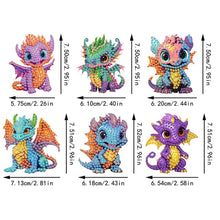 Load image into Gallery viewer, 6Pcs Diamond Painting Refrigerator Magnets Diamond Art Kits for Adults Beginners
