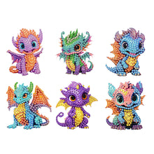Load image into Gallery viewer, 6Pcs Diamond Painting Refrigerator Magnets Diamond Art Kits for Adults Beginners
