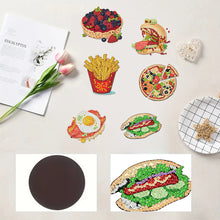 Load image into Gallery viewer, 6Pcs Diamond Painting Refrigerator Magnets Diamond Art Kits for Adults Beginners
