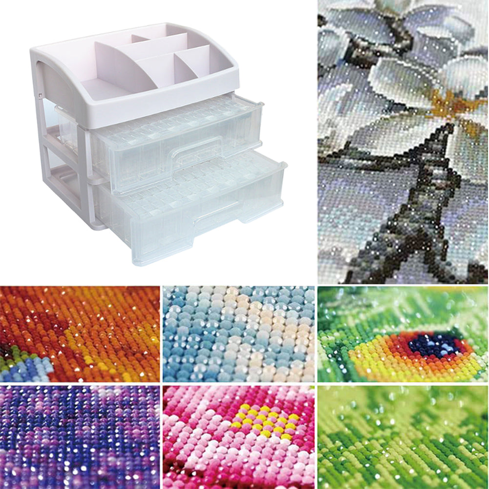 Diamond Painting Bead Storage Container Diamond Art Bead Organizer (164 Bottles)