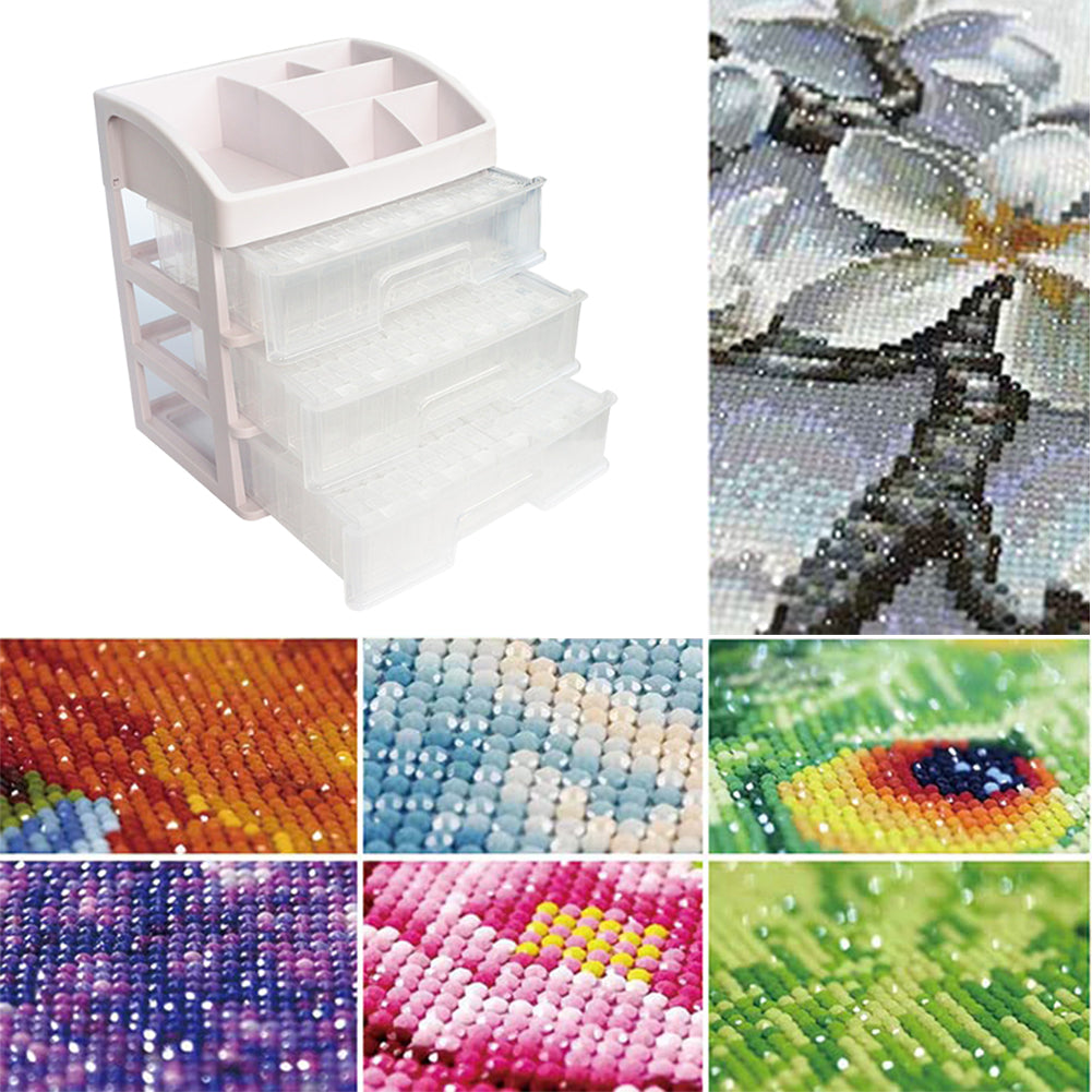 Diamond Painting Bead Storage Container Diamond Art Bead Organizer (246 Bottles)