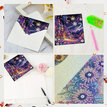 Load image into Gallery viewer, 6pcs Diamond Painting Greeting Cards DIY Diamond Art Cards for Adults (Castle)

