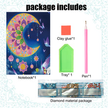 Load image into Gallery viewer, Snowman Special Shaped Diamond Painting Diary Book A5 Diamond Painting Notebooks
