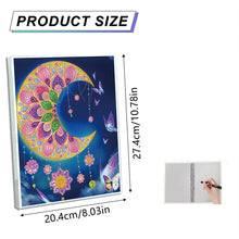 Load image into Gallery viewer, Snowman Special Shaped Diamond Painting Diary Book A5 Diamond Painting Notebooks
