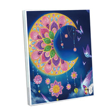 Load image into Gallery viewer, Snowman Special Shaped Diamond Painting Diary Book A5 Diamond Painting Notebooks
