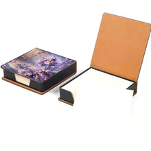 Load image into Gallery viewer, Leather Animals Diamond Painting Notecard Box Flowers Gem Art Sticky Note Holder
