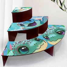 Load image into Gallery viewer, 3 Tier Wood Turtle DIY Diamond Painting Storage Holder for Home Study Office
