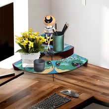 Load image into Gallery viewer, 3 Tier Wood Turtle DIY Diamond Painting Storage Holder for Home Study Office
