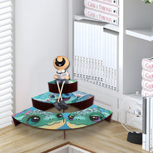 Load image into Gallery viewer, 3 Tier Wood Turtle DIY Diamond Painting Storage Holder for Home Study Office
