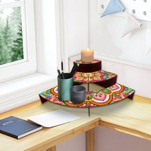 Load image into Gallery viewer, 3 Tier Wood Flowers DIY Diamond Painting Storage Holder for Home Study Office
