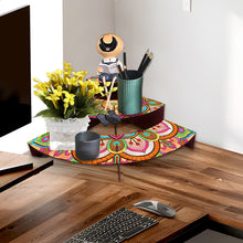 Load image into Gallery viewer, 3 Tier Wood Flowers DIY Diamond Painting Storage Holder for Home Study Office
