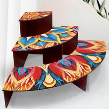 Load image into Gallery viewer, 3 Tier Wood Flowers DIY Diamond Painting Storage Holder for Home Study Office
