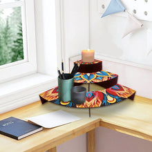 Load image into Gallery viewer, 3 Tier Wood Flowers DIY Diamond Painting Storage Holder for Home Study Office

