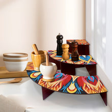 Load image into Gallery viewer, 3 Tier Wood Flowers DIY Diamond Painting Storage Holder for Home Study Office
