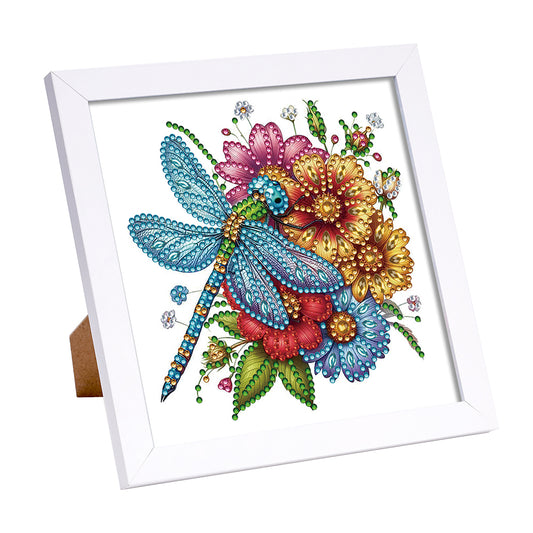 Diamond Painting - Partial Special Shaped - Dragonfly (18*18CM)