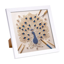 Load image into Gallery viewer, Diamond Painting - Partial Special Shaped - Peacock (18*18CM)
