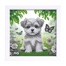 Load image into Gallery viewer, Diamond Painting - Partial Special Shaped - Puppy (18*18CM)
